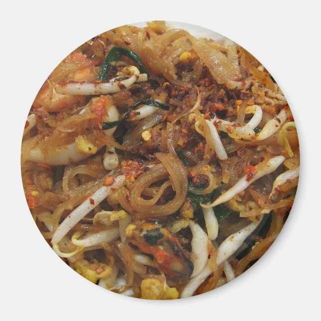 Pad Thai [ผั ด ไ ท ย] Thailand Street Food Magnet (Framsidan)