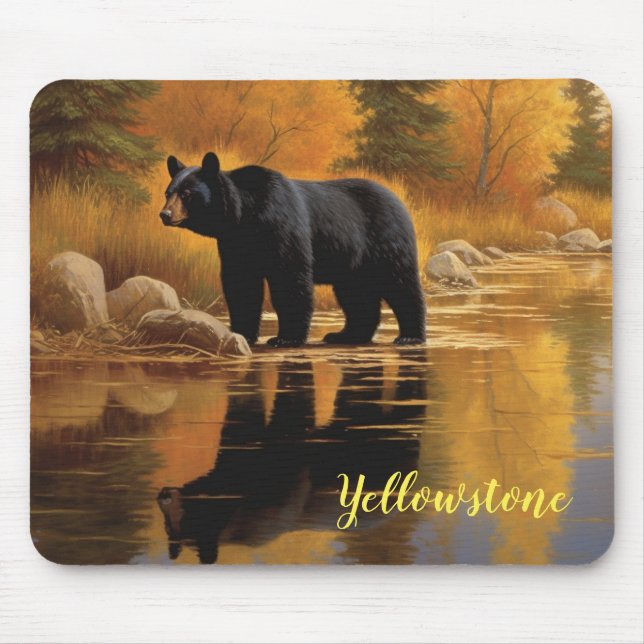 Pad-Yellowstone-björn för mus Musmatta (Framsidan)