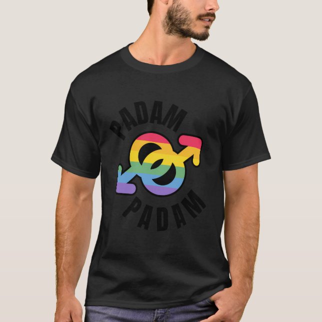 Padam Padam - Lgbtq+ Pride Månad - Hjärtslag Padam T Shirt (Framsida)