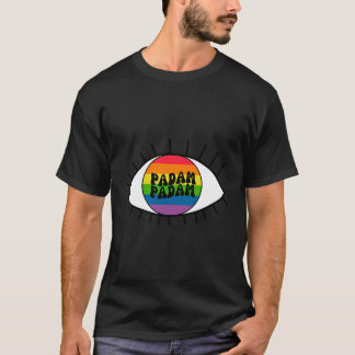 Padam Padam - Lgbtq+ Pride Månad - Hjärtslag Rainb T Shirt