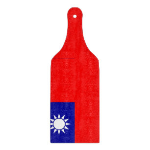 Padar av glasspånskivor med Taiwan-flagga