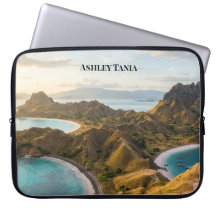 Padar Island Solnedgång Landskapsduk