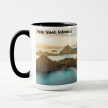 Padar Island Solnedgång Landskapsduk