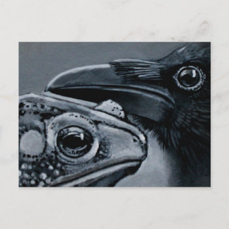 Padda & kråka vykort