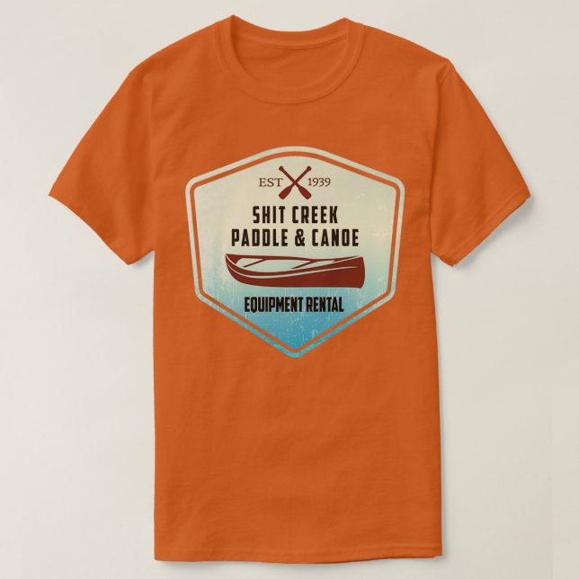 Paddel amp Canoe Equipment Rental T Shirt (Design framsida)