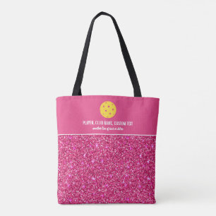 Paddel-Anpassningsbar för Bright Rosa Glitter Pri Tygkasse