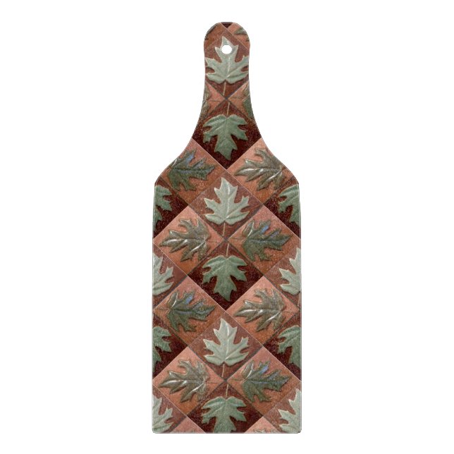 Paddel Maple Löv Glasskärning (Framsidan)