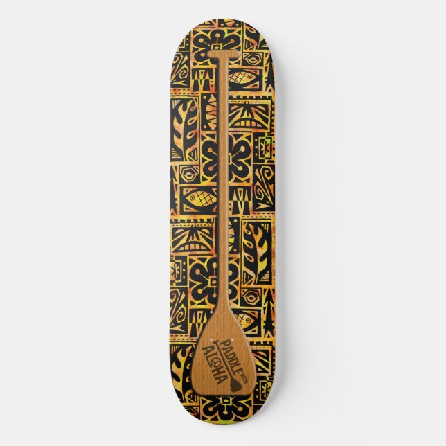 Paddel med Aloha Skateboard (Framsida)