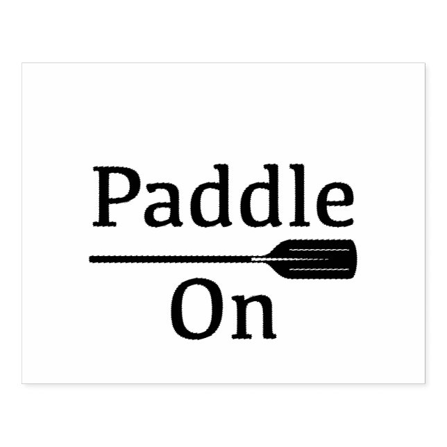 Paddel On Design - Wood Art Frimärke Stämpel (Tryck)