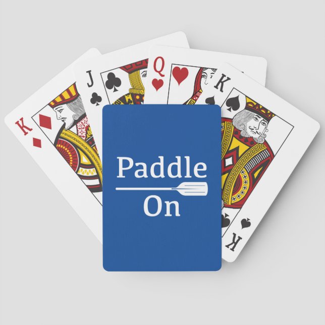 Paddel på design - klassiska uppspelningskort casinokort (Baksidan)