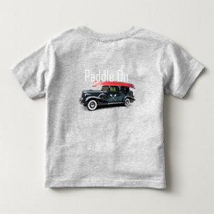 Paddel på klassiskt bilmönster - Småbarn Bra Jerse T Shirt