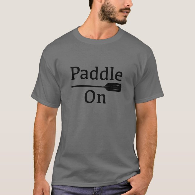 Paddel på konstruktionen - Manar Basic Mörk T-Shir T Shirt (Framsida)