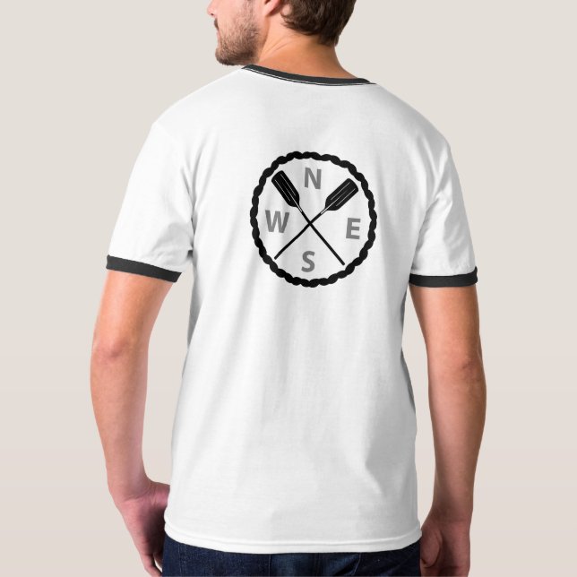Paddel på Utforskaren-design - Manar Basic Ringer  T Shirt (Hel baksida)