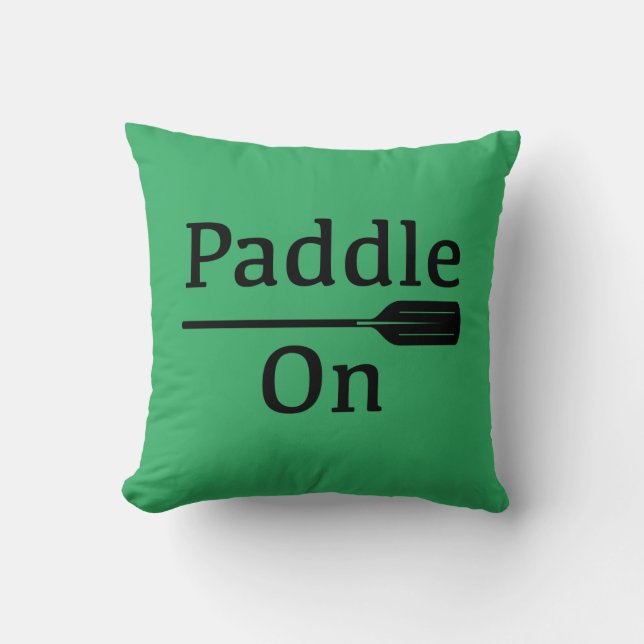 Paddel vid design - Dekorativ kudde (Framsida)