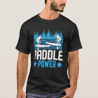 Paddelström Jag ställer upp för Paddle Board T Shirt