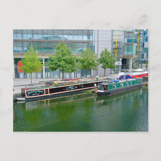 Paddington Basin, London UK Postcard Vykort (Framsida)