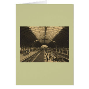 Paddington station hälsningskort