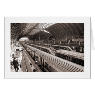 Paddington Station, London. Hälsningskort