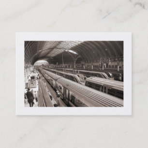 Paddington Station, London. Mini Foto Visitkort