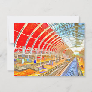 Paddington Station London Popkonst Vykort