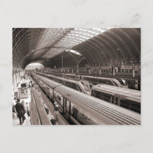 Paddington Station, London. Vykort