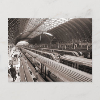 Paddington Station, London. Vykort