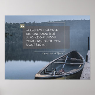 Paddla din egen kanot poster