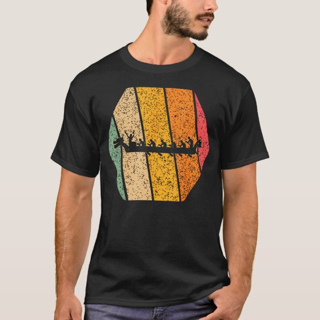 Paddla Drakbåt T Shirt (Framsida)