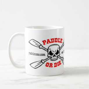 Paddla eller dö den Yakinmo.com muggen Kaffemugg