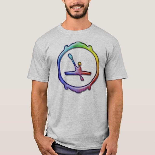 Paddla för kajak t-shirt (Framsida)