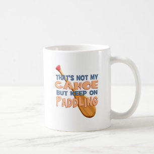 Paddla för kanot kaffemugg