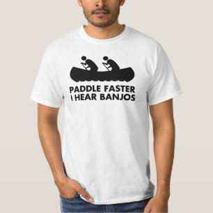 Paddla mig hör snabbare BanjosT-tröja T-shirt