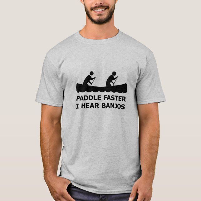 paddla snabbare t shirt (Framsida)