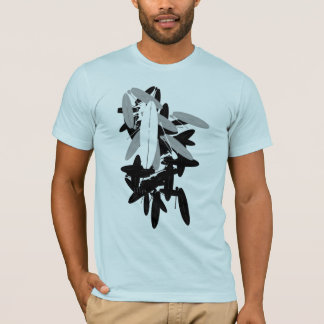 Paddla stiger ombord bunten t shirt