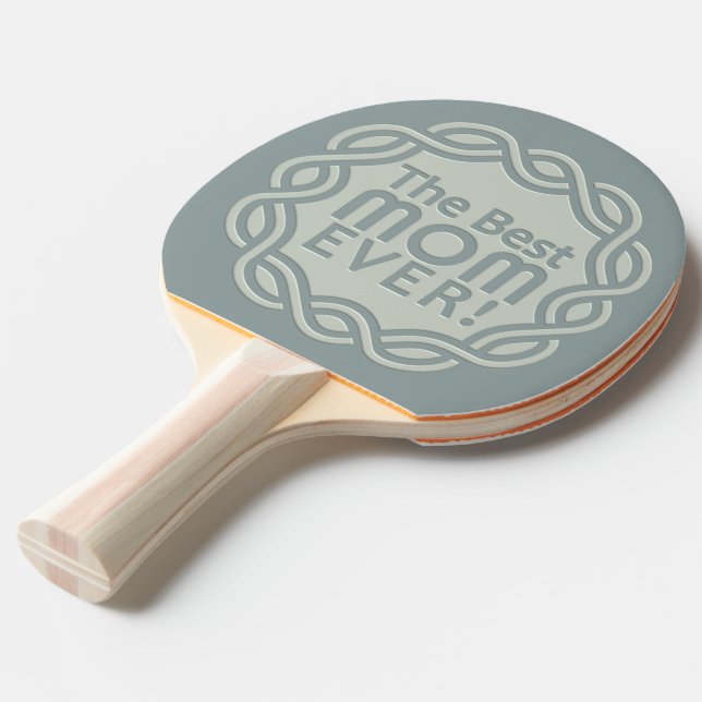 Paddlar beställnings- pingpong för den BÄST MAMMAN Pingisracket (Frontvinkel)