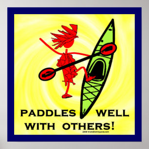 Paddlar, brunnar med annat poster