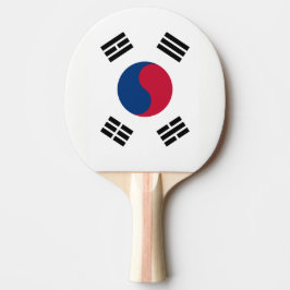 Paddlar det koreanska laget för bordtennis
