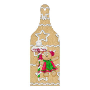Paddlar glass klipp för pepparkakacokie