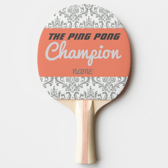 "Paddlar pong för pingen för pingpongmästare" Pingisracket (Framsidan)