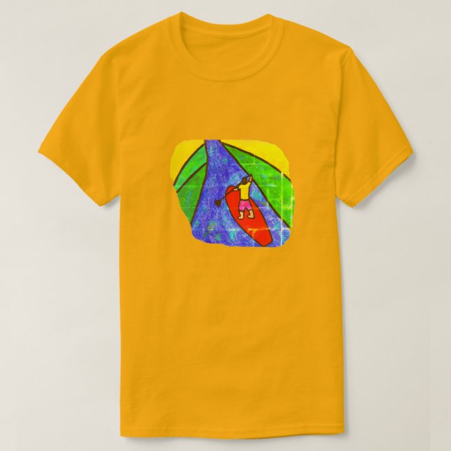 Paddle Boarding T Shirt (Design framsida)