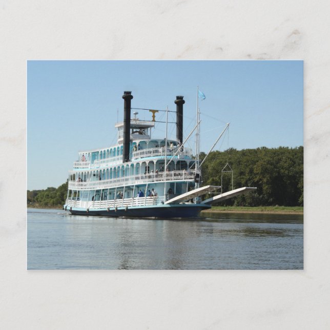 Paddle Boat & Barges Vykort (Framsida)