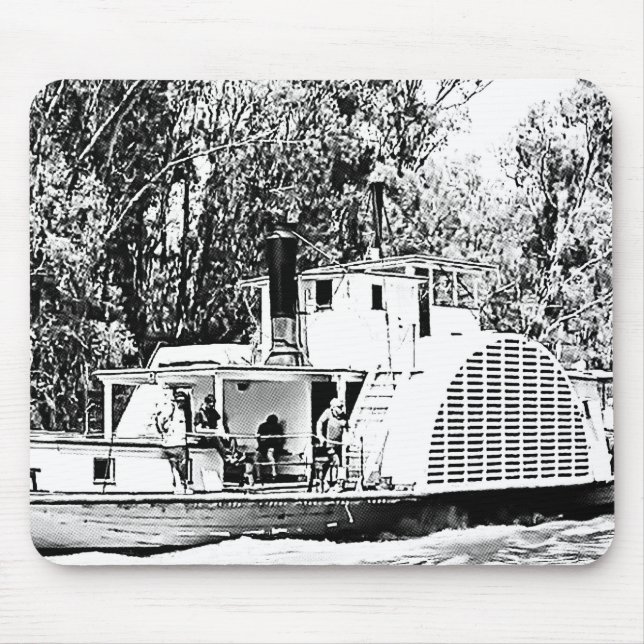 Paddle Boat vid Murray River Victoria Musmatta (Framsidan)
