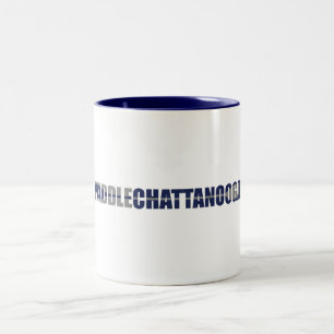 Paddle Chattanooga Tennessee Kayaking Två-Tonad Mugg