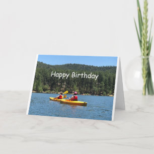 PADDLE DIN VÄG TILL EN GRATTIS PÅ FÖDELSEDAGEN KORT