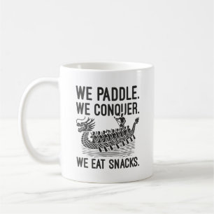 Paddle, erövra, Ötta Snacks - Lönt Dragon Boat Kaffemugg