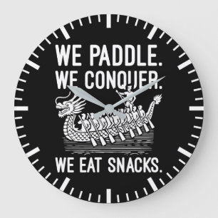 Paddle, erövra, Ötta Snacks - Lönt Dragon Boat Stor Klocka