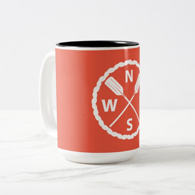Paddle Explorer-design - två ton Mugg (Framsida vänster)