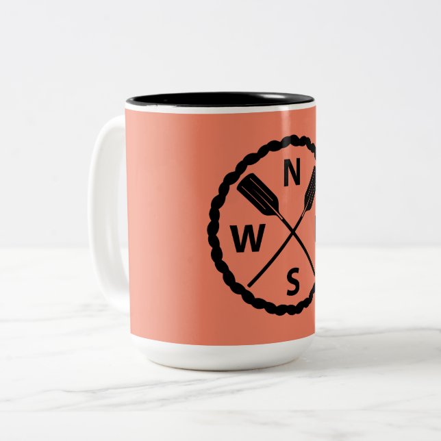 Paddle Explorer Design - Tvåtons Mugg (Framsida vänster)