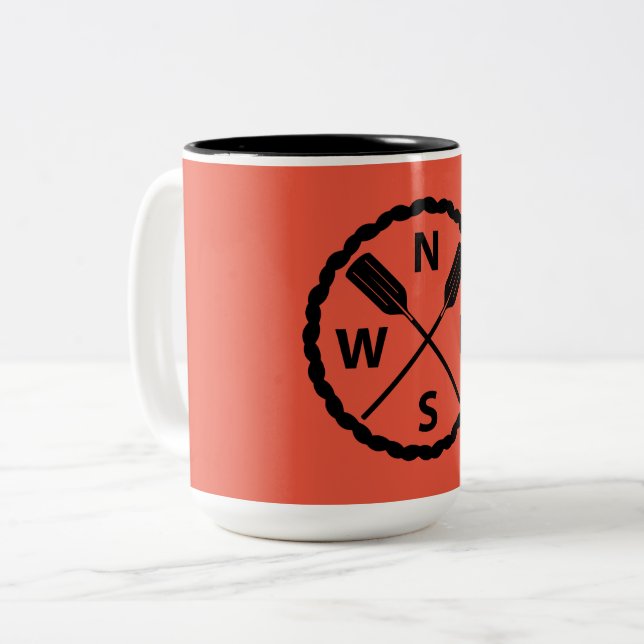 Paddle Explorer Design - Tvåtons Mugg (Framsida vänster)