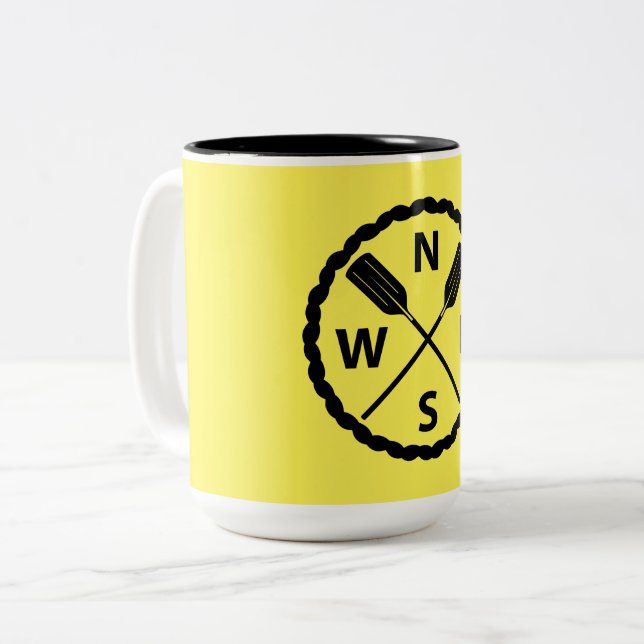 Paddle Explorer Design - Tvåtons Mugg (Framsida vänster)